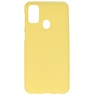 Coque en TPU couleur pour Samsung Galaxy M31 Jaune