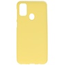 Custodia in TPU a colori per Samsung Galaxy M31 gialla