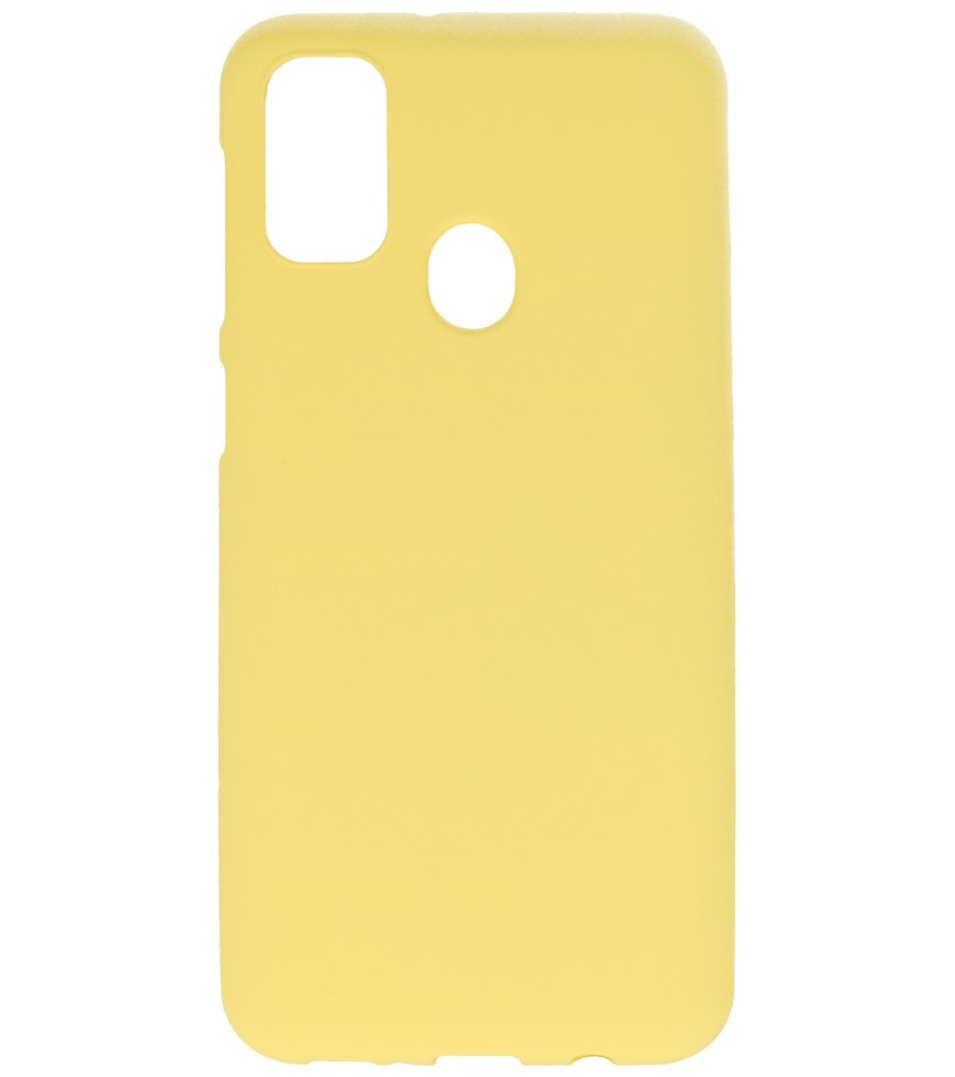 Color TPU Case for Samsung Galaxy M31 Yellow