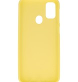 Carcasa de TPU en color para Samsung Galaxy M31 Amarillo