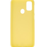 Color TPU Case for Samsung Galaxy M31 Yellow