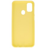 Custodia in TPU a colori per Samsung Galaxy M31 gialla