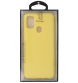 Custodia in TPU a colori per Samsung Galaxy M31 gialla