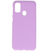 Custodia in TPU a colori per Samsung Galaxy M31 Viola