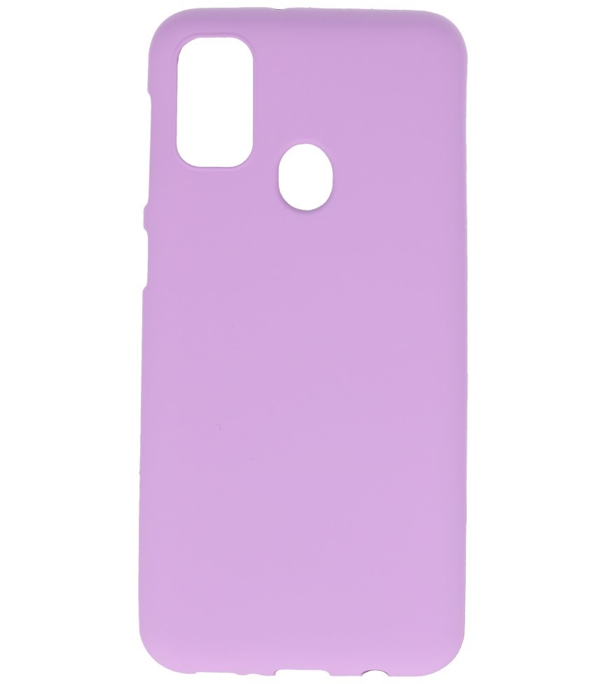 Color TPU Case for Samsung Galaxy M31 Purple