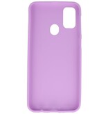 Custodia in TPU a colori per Samsung Galaxy M31 Viola