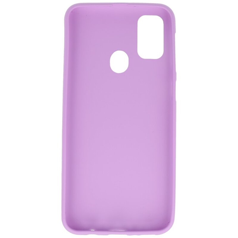 Custodia in TPU a colori per Samsung Galaxy M31 Viola
