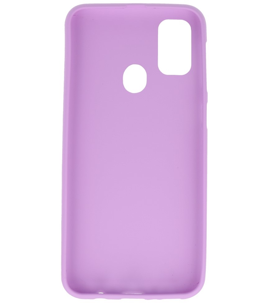 Color TPU Case for Samsung Galaxy M31 Purple