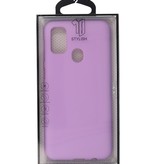 Color TPU Case for Samsung Galaxy M31 Purple