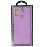 Coque en TPU couleur pour Samsung Galaxy M31 Violet