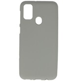 Coque en TPU couleur pour Samsung Galaxy M31 Gris