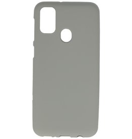 Carcasa de TPU en color para Samsung Galaxy M31 Gris