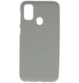 Coque en TPU couleur pour Samsung Galaxy M31 Gris