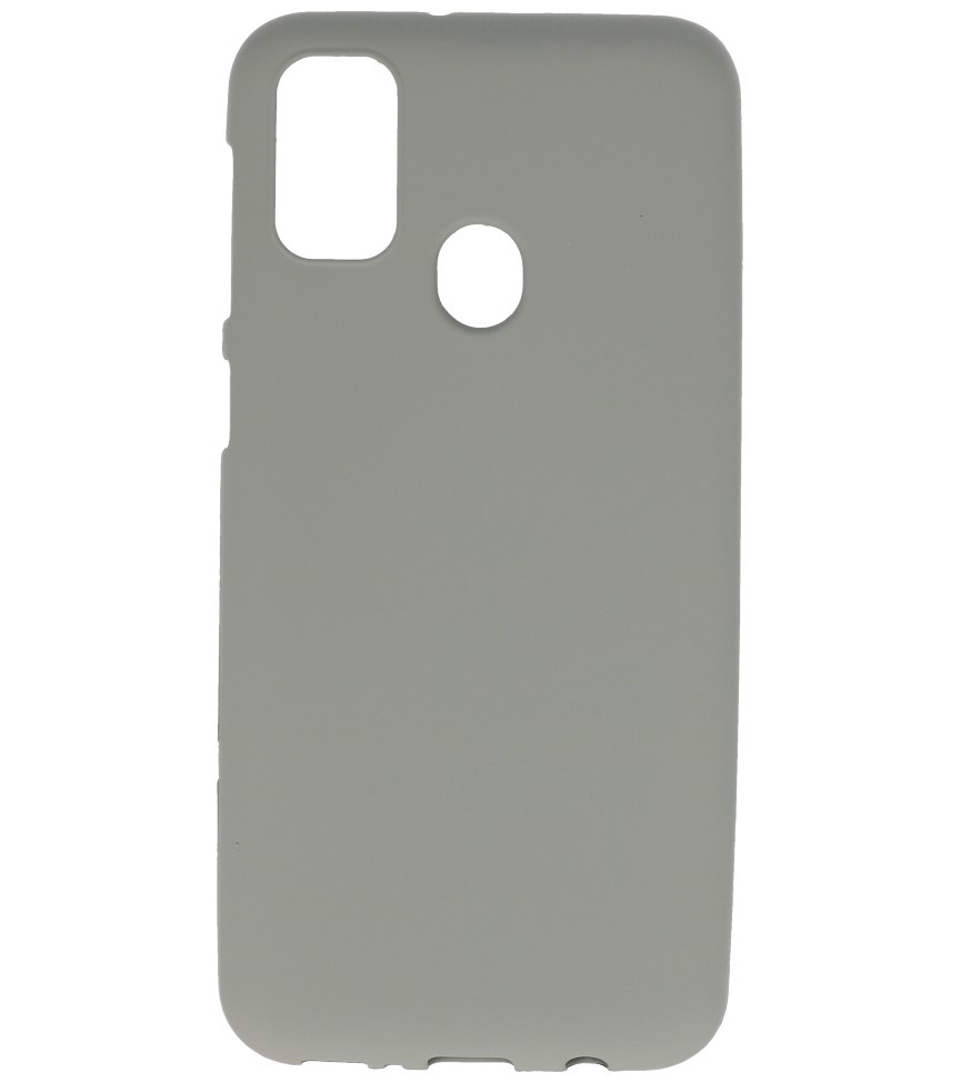 Carcasa de TPU en color para Samsung Galaxy M31 Gris