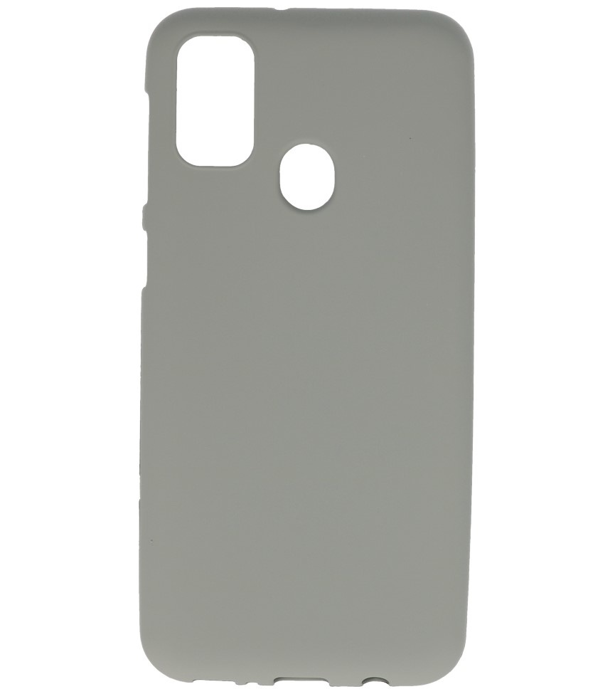 Color TPU Case for Samsung Galaxy M31 Gray