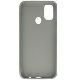 Custodia in TPU a colori per Samsung Galaxy M31 grigia