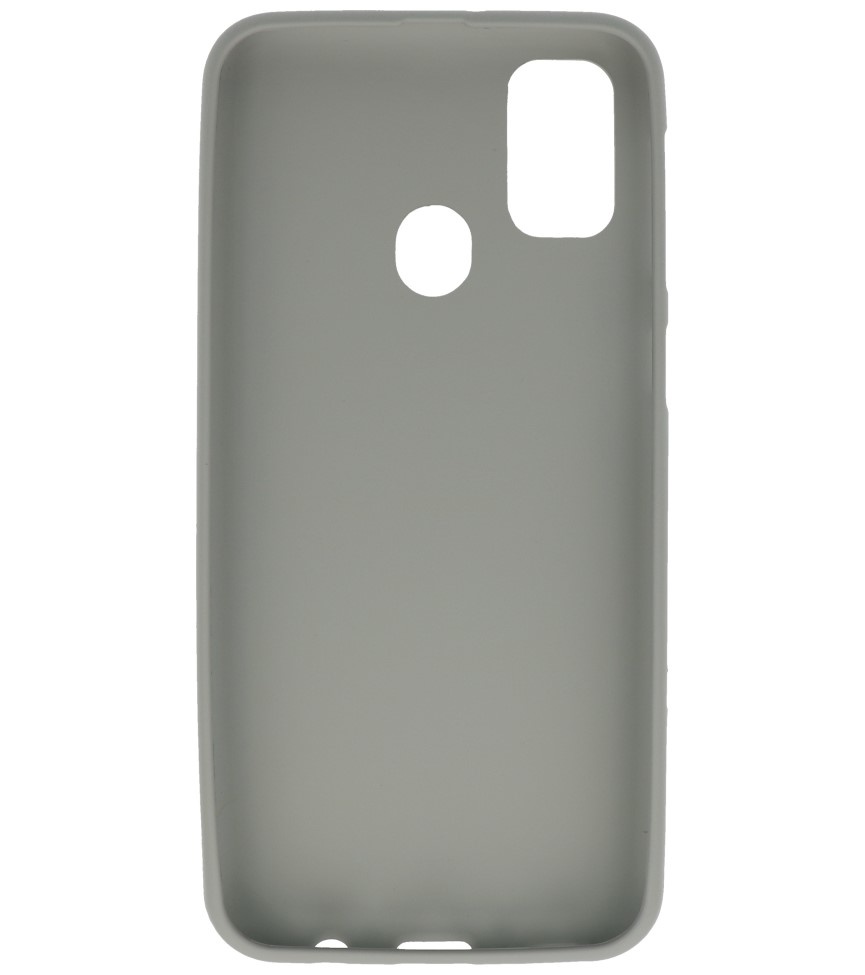 Color TPU Case for Samsung Galaxy M31 Gray