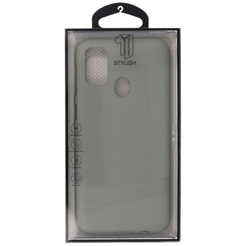 Coque en TPU couleur pour Samsung Galaxy M31 Gris