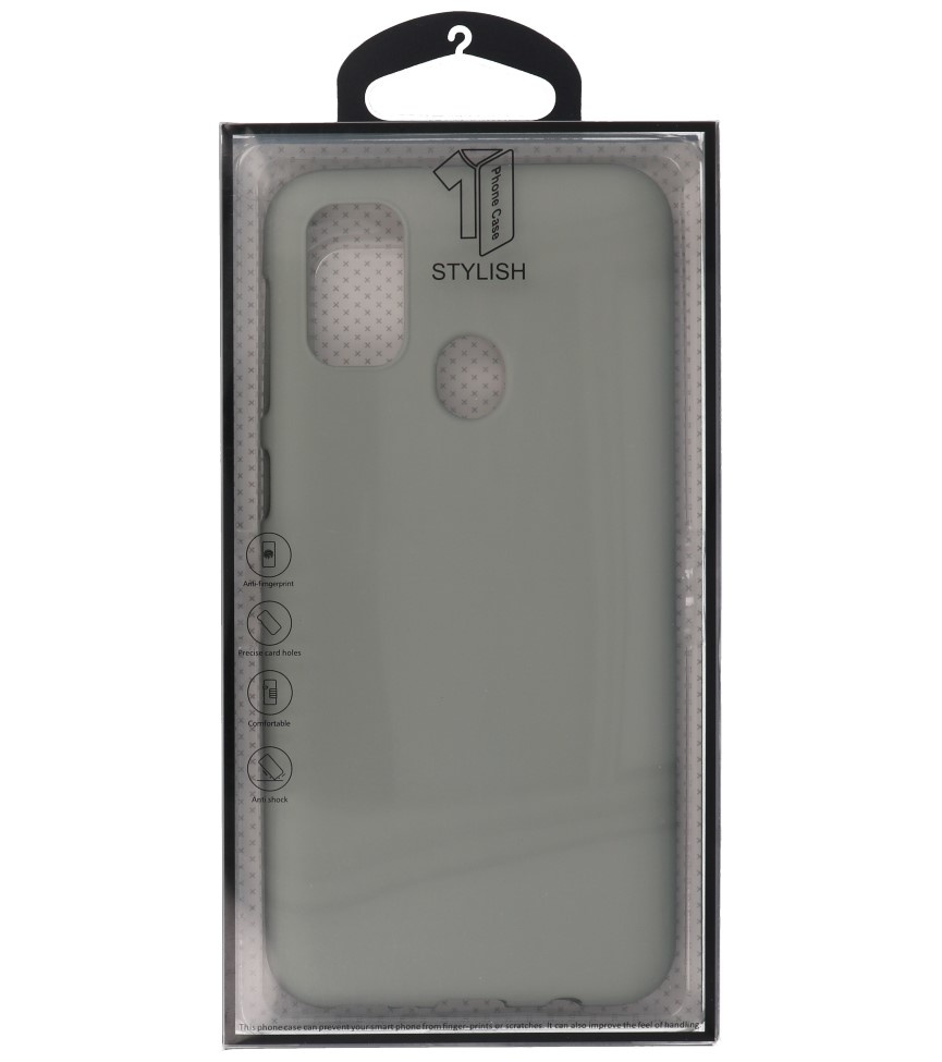 Color TPU Case for Samsung Galaxy M31 Gray