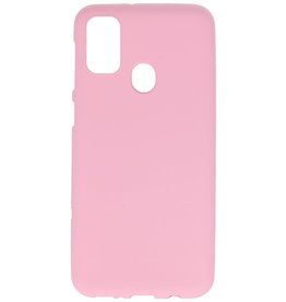 Farvet TPU Cover til Samsung Galaxy M31 Pink