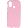 Coque en TPU couleur pour Samsung Galaxy M31 Rose