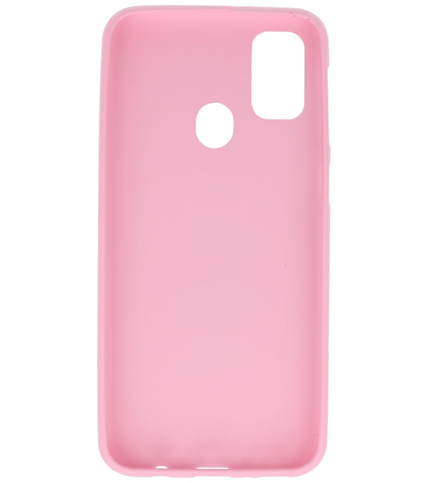 Farbige TPU-Hülle für Samsung Galaxy M31 Pink