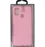 Farbige TPU-Hülle für Samsung Galaxy M31 Pink