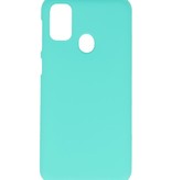 Farvet TPU-etui til Samsung Galaxy M31 Turkis