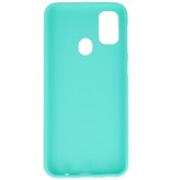 Custodia in TPU a colori per Samsung Galaxy M31 Turchese