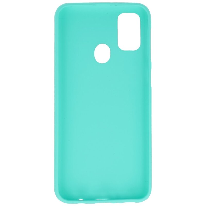 Coque en TPU couleur pour Samsung Galaxy M31 Turquoise