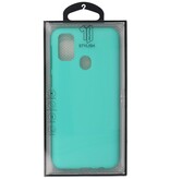 Color TPU Hoesje voor Samsung Galaxy M31 Turquoise