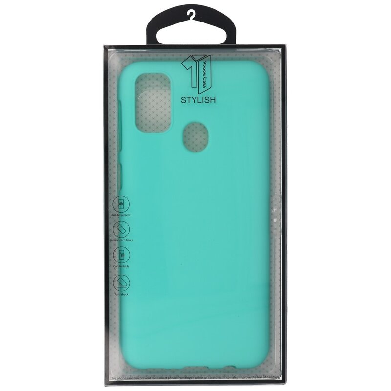 Carcasa de TPU en color para Samsung Galaxy M31 Turquesa