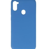 Carcasa de TPU en color para Samsung Galaxy A11 Azul marino