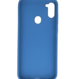 Carcasa de TPU en color para Samsung Galaxy A11 Azul marino