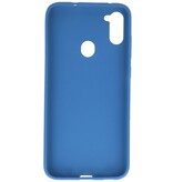 Custodia in TPU a colori per Samsung Galaxy A11 Navy