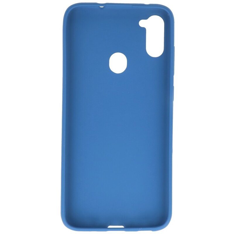Coque en TPU couleur pour Samsung Galaxy A11 Navy