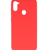 Carcasa de TPU en color para Samsung Galaxy A11 Rojo