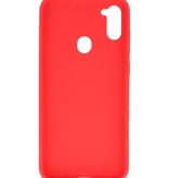 Farvet TPU-etui til Samsung Galaxy A11 Rød