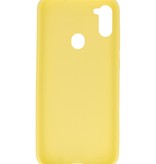 Color TPU Case for Samsung Galaxy A11 Yellow