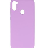 Coque en TPU couleur pour Samsung Galaxy A11 Violet
