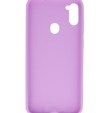 Carcasa de TPU en color para Samsung Galaxy A11 Morada