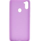 Farbige TPU-Hülle für Samsung Galaxy A11 Lila