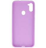 Carcasa de TPU en color para Samsung Galaxy A11 Morada