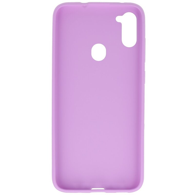 Carcasa de TPU en color para Samsung Galaxy A11 Morada