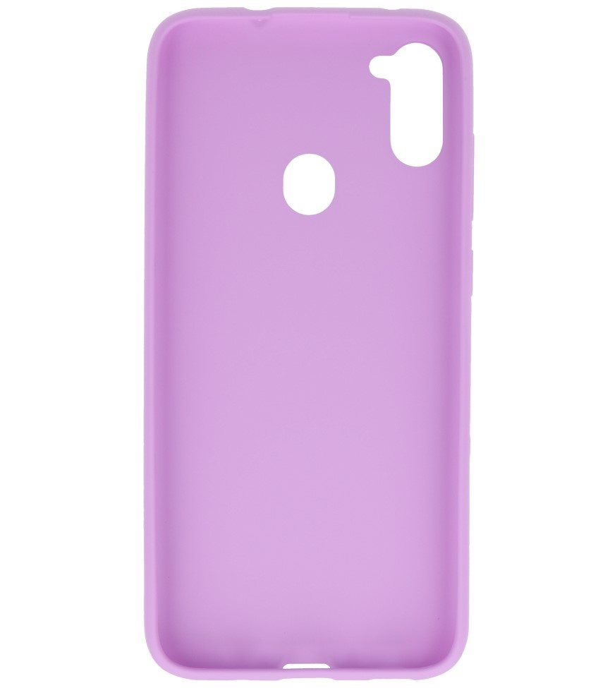 Coque en TPU couleur pour Samsung Galaxy A11 Violet