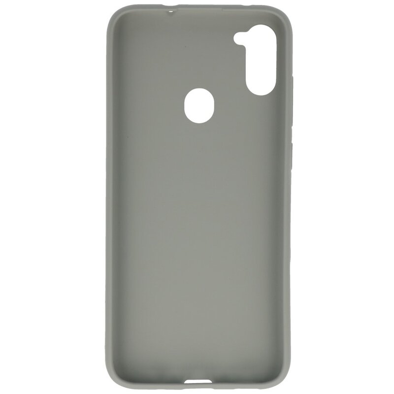 Custodia in TPU a colori per Samsung Galaxy A11 Grigio