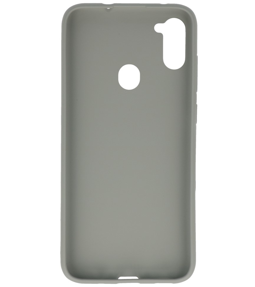 Carcasa de TPU en color para Samsung Galaxy A11 Gris