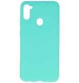 Carcasa de TPU en color para Samsung Galaxy A11 Turquesa