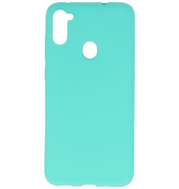 Carcasa de TPU en color para Samsung Galaxy A11 Turquesa