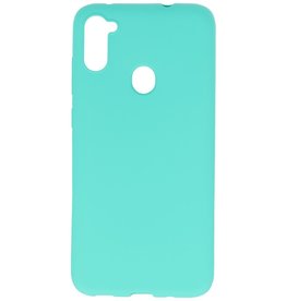 Coque en TPU couleur pour Samsung Galaxy A11 Turquoise